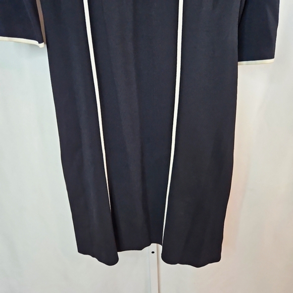 BCBGMAXAZRIA Black & White Sweater Dress Size XL - Picture 3 of 6